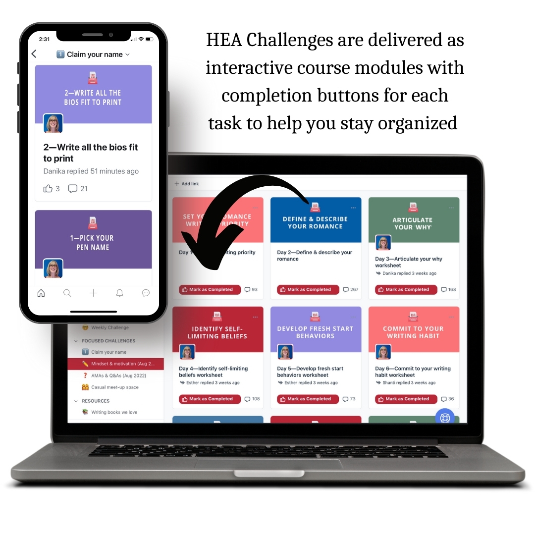 AuthorEverAfter - focus HEA challenges