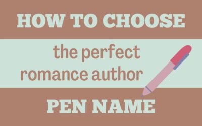 How to choose the perfect romance author pen name