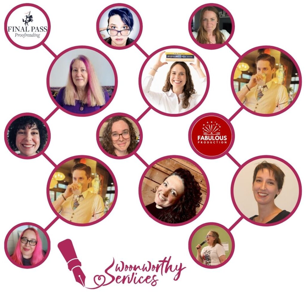 Venn diagram style image with several faces of swoonworthy service providers
