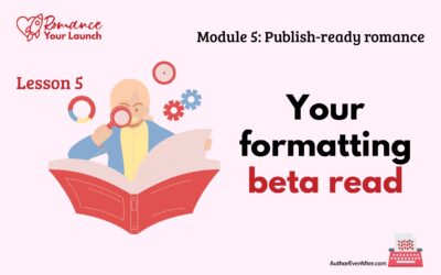 5.5 Formatting check before you publish your romance novel