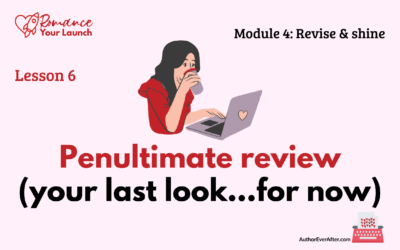 4.6 Final manuscript review before publishing your romance
