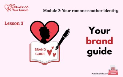 2.3 Romance author brand style guide: your brand made visible