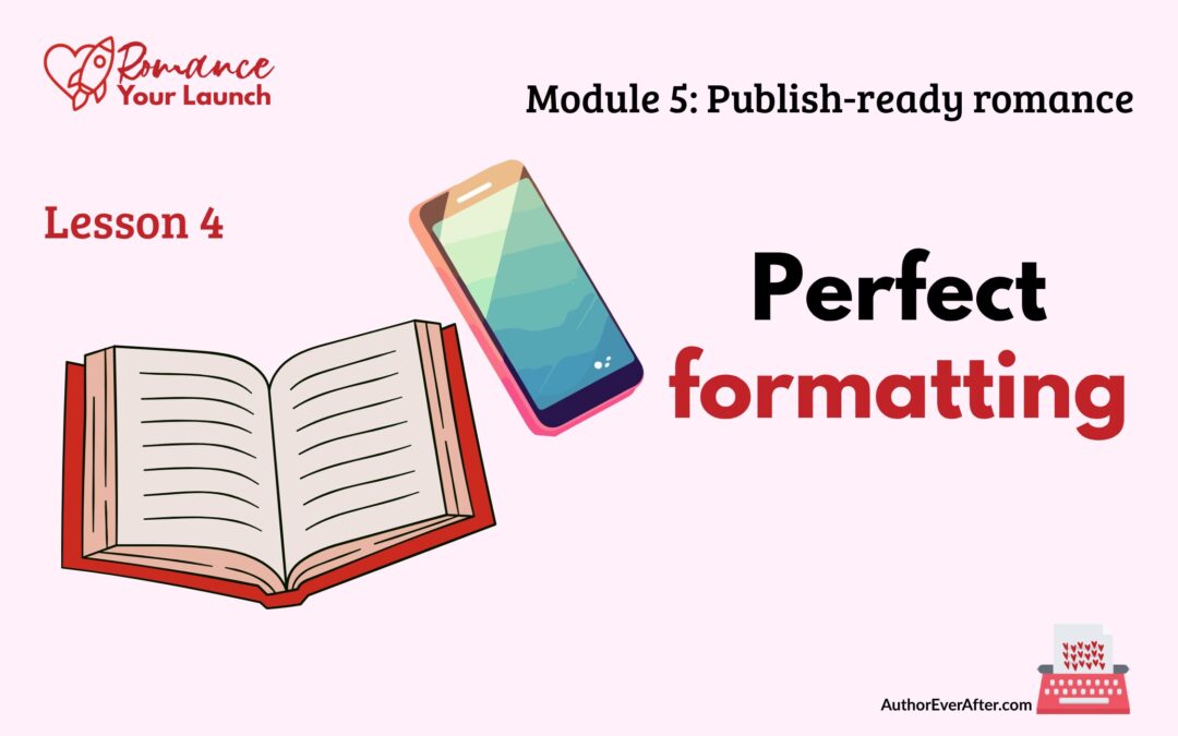 5.4 How to format a romance novel for self-publishing