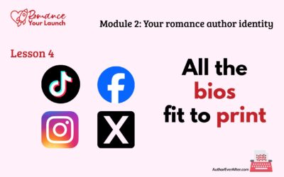 2.4 How to write your romance author bio